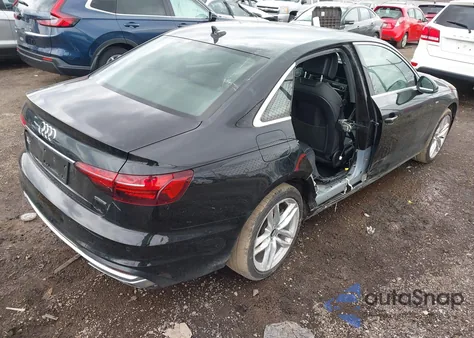 2020 Audi A4 Premium Plus 45 Tfsi Quattro S Tronic из США, поврежденный, VIN WAUENAF41LA039182